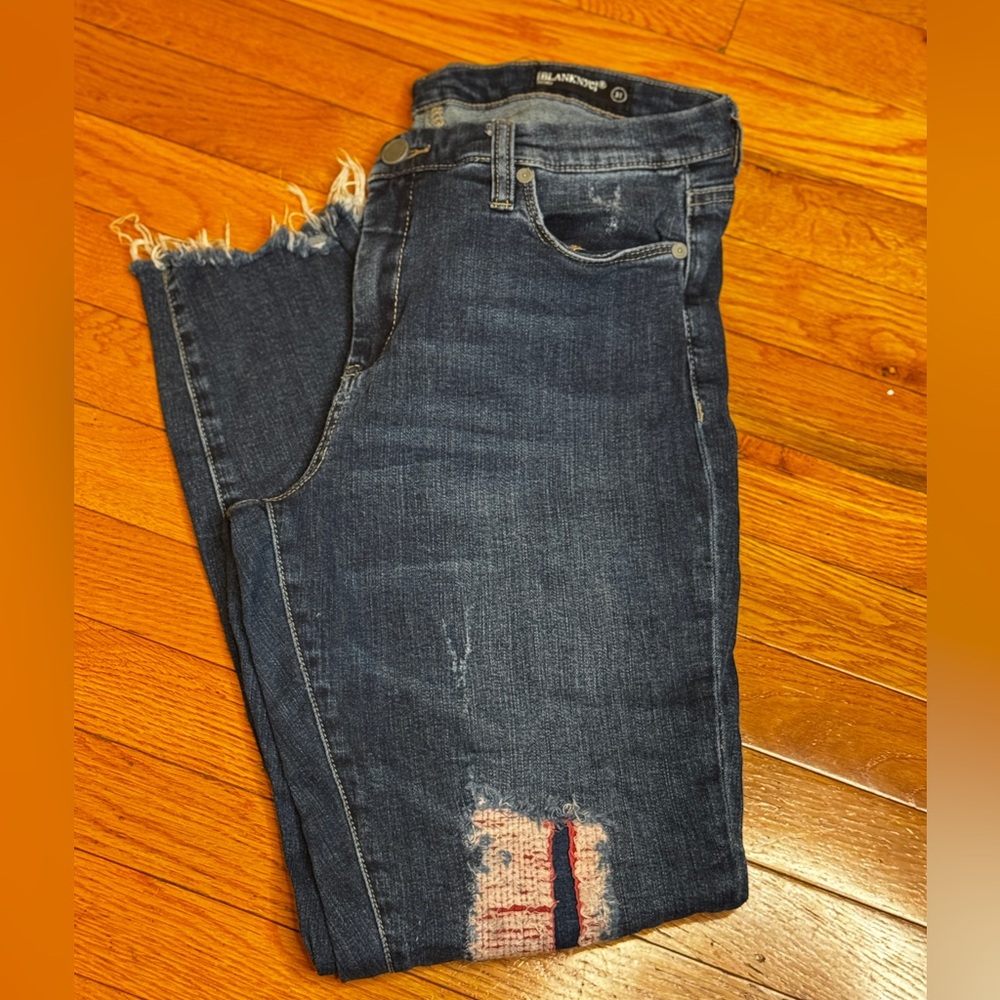 Blank NYC Dark Blue Ankle Jeans